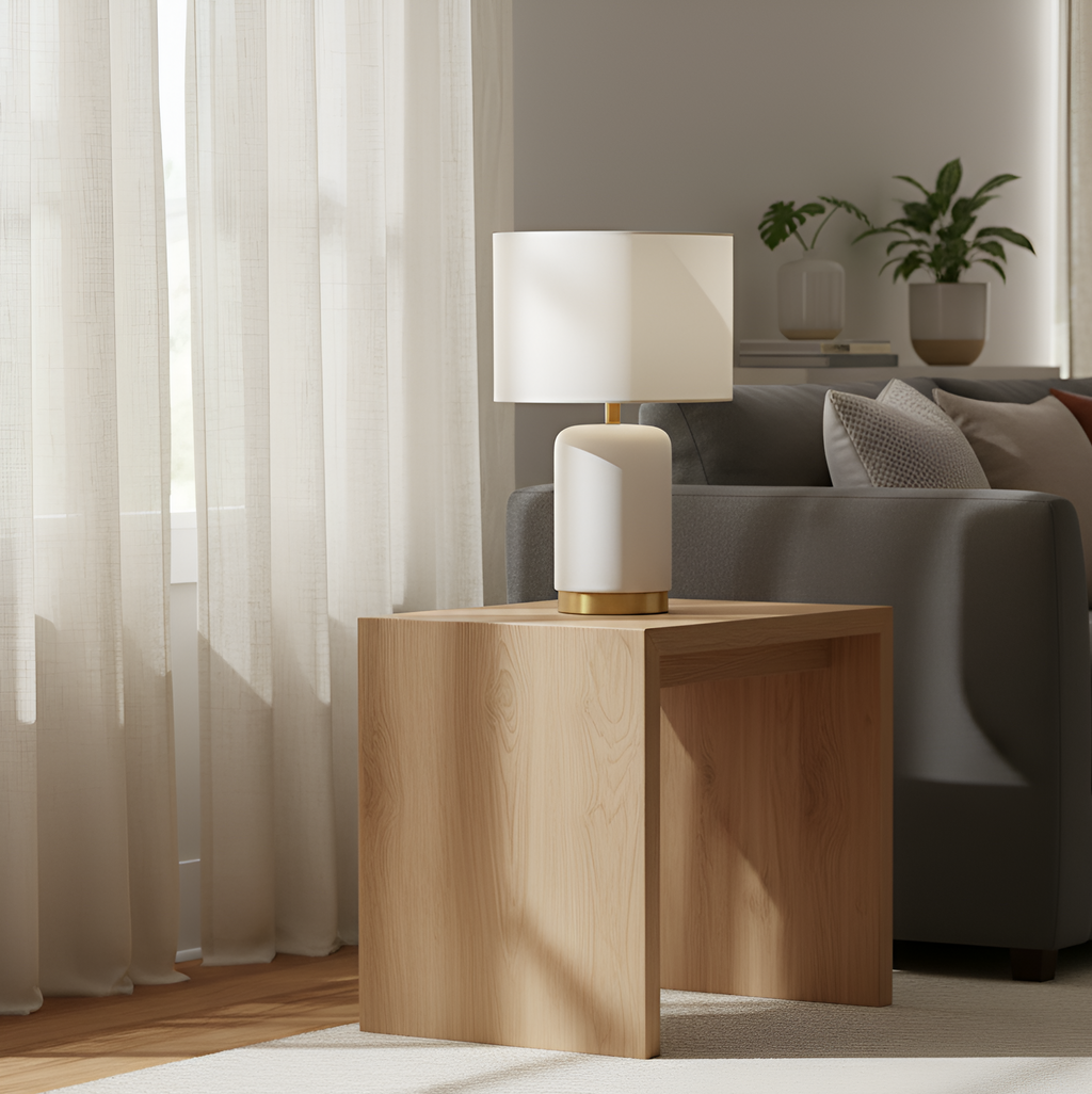 Keramische Tischlampe