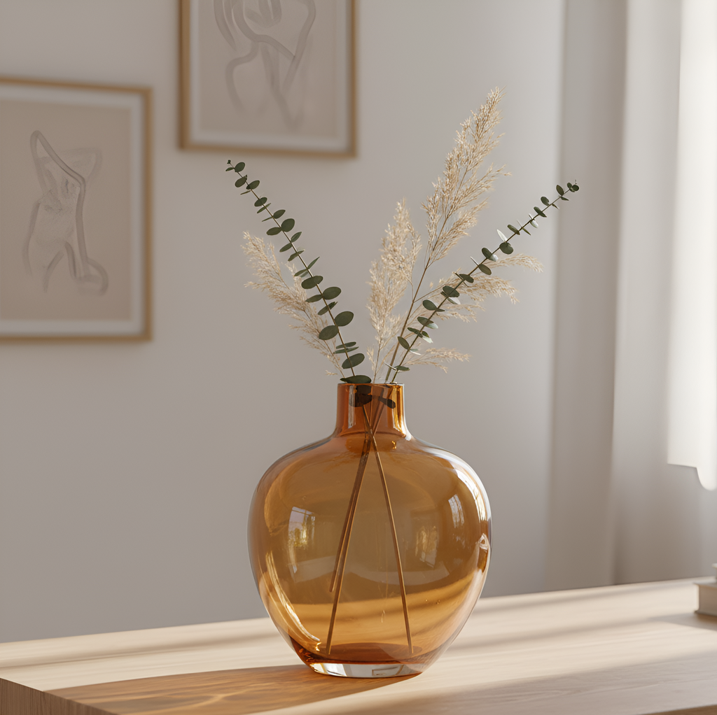 Dekorative Glasvase